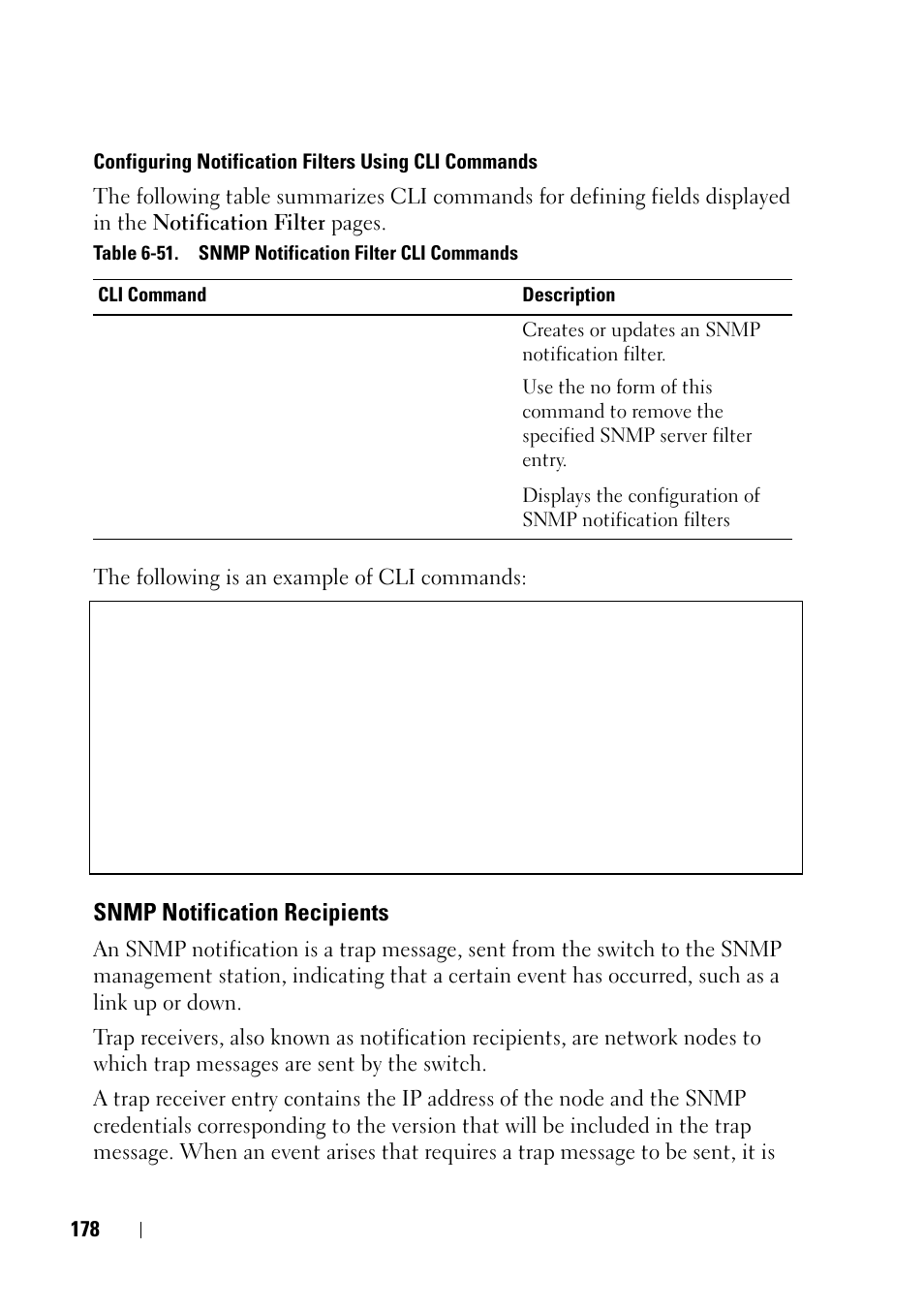 Snmp notification recipients | Dell PowerEdge VRTX User Manual | Page 178 / 476