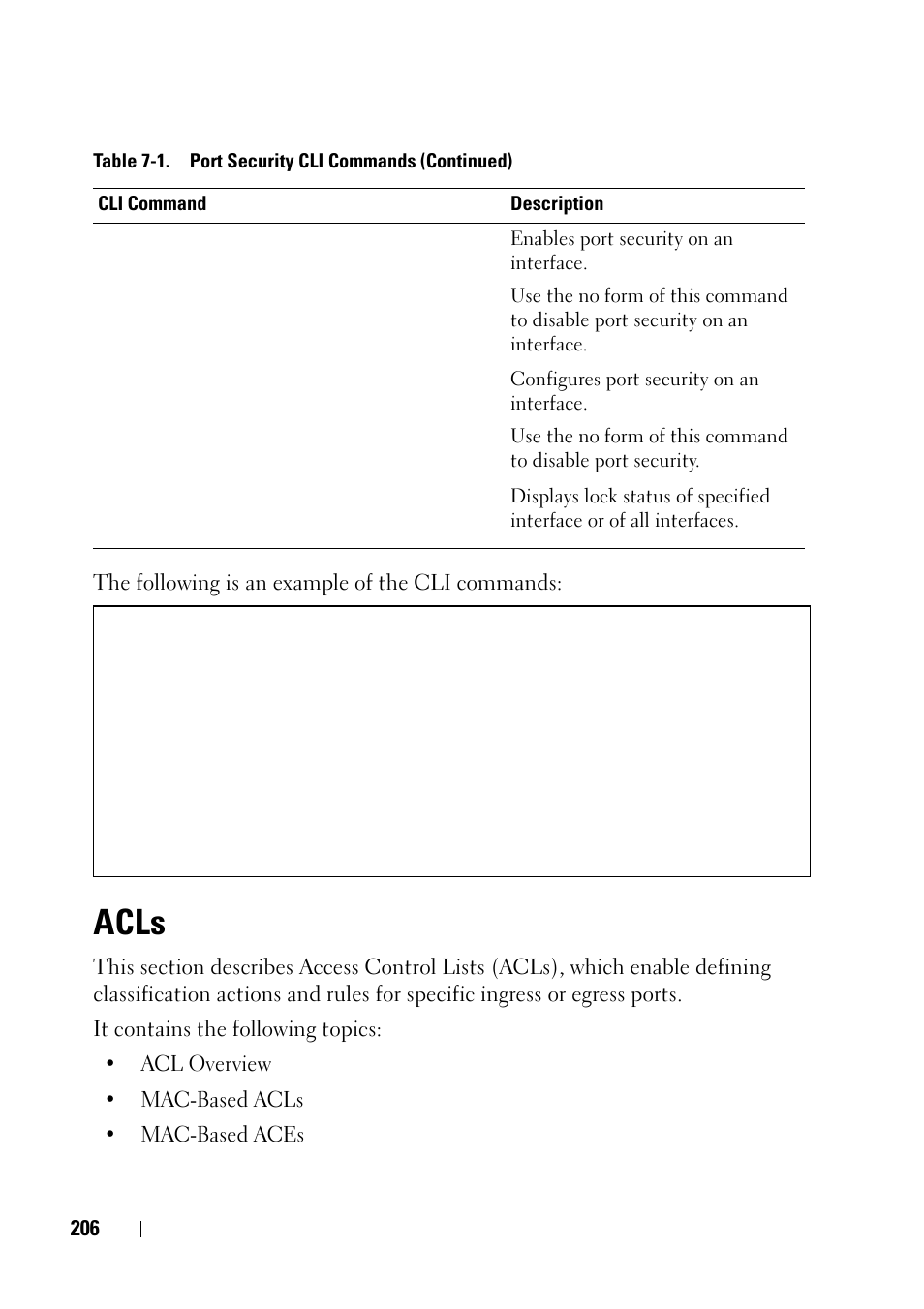 Acls | Dell PowerEdge VRTX User Manual | Page 206 / 476