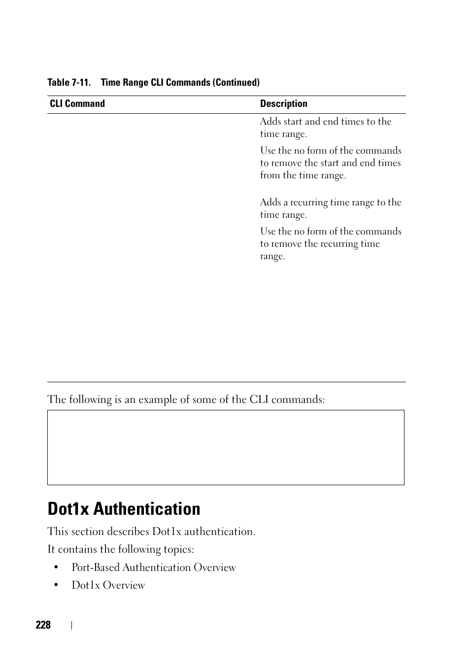 Dot1x authentication | Dell PowerEdge VRTX User Manual | Page 228 / 476