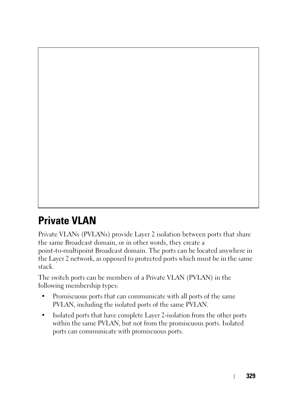Private vlan | Dell PowerEdge VRTX User Manual | Page 329 / 476