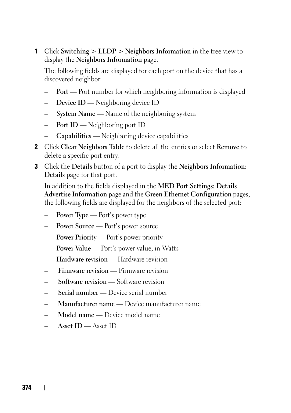 Dell PowerEdge VRTX User Manual | Page 374 / 476