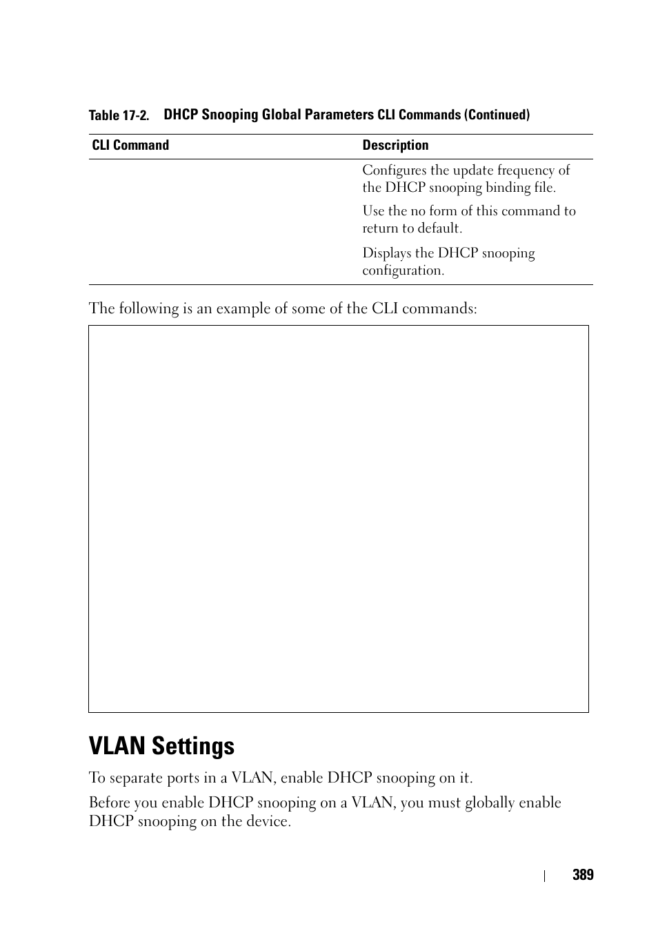 Vlan settings | Dell PowerEdge VRTX User Manual | Page 389 / 476