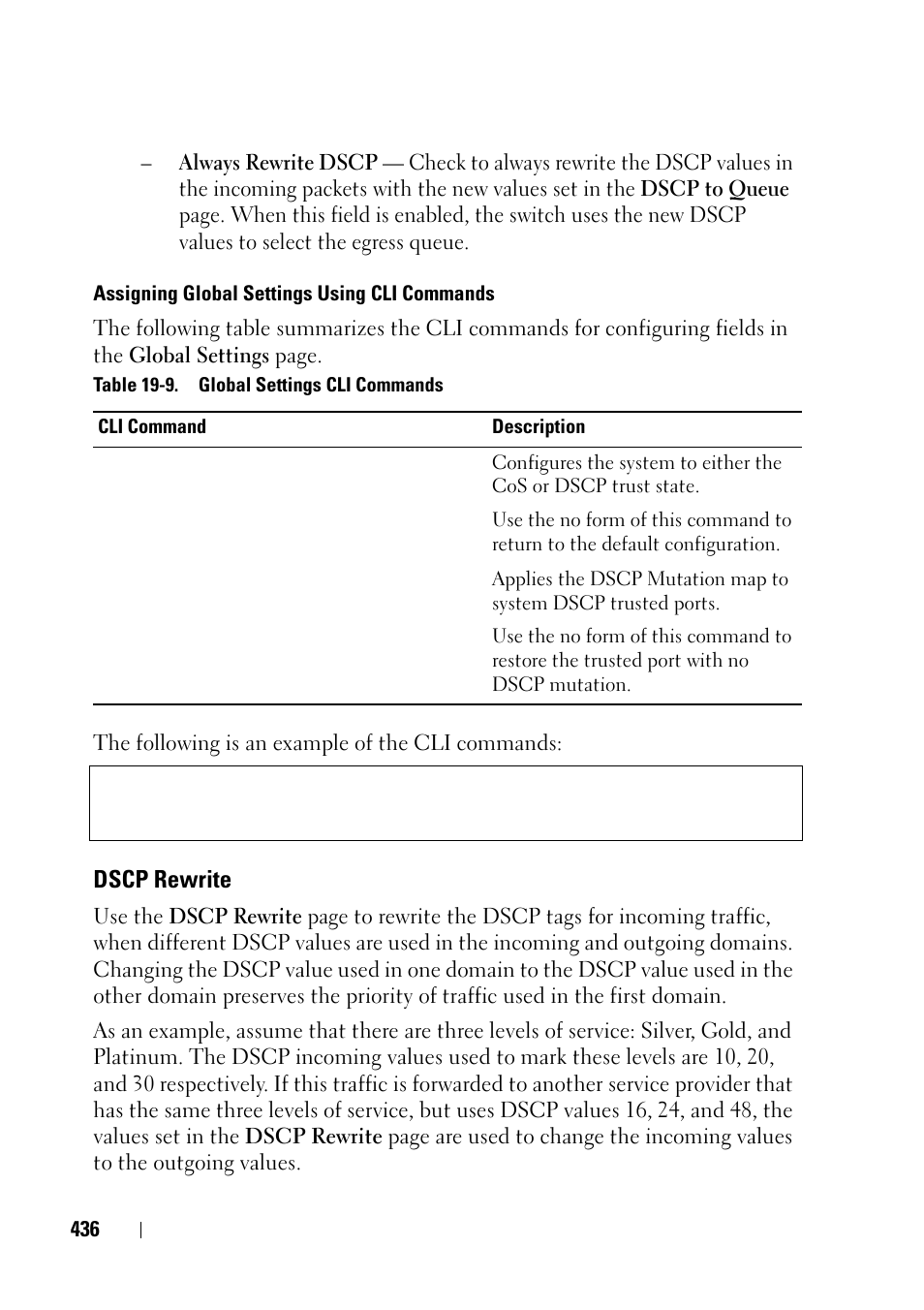 Dscp rewrite | Dell PowerEdge VRTX User Manual | Page 436 / 476
