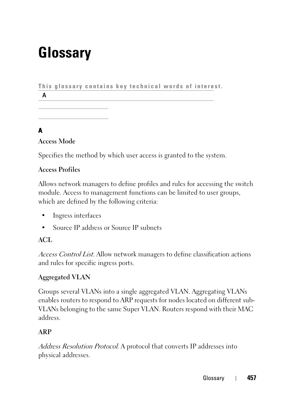 Glossary | Dell PowerEdge VRTX User Manual | Page 457 / 476