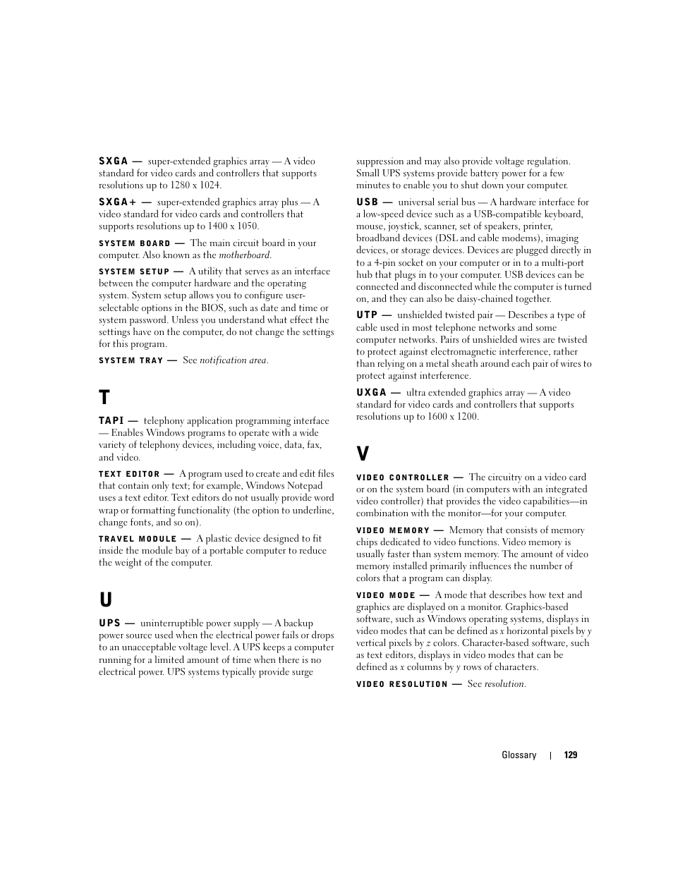 Dell Dimension 3100C User Manual | Page 129 / 134