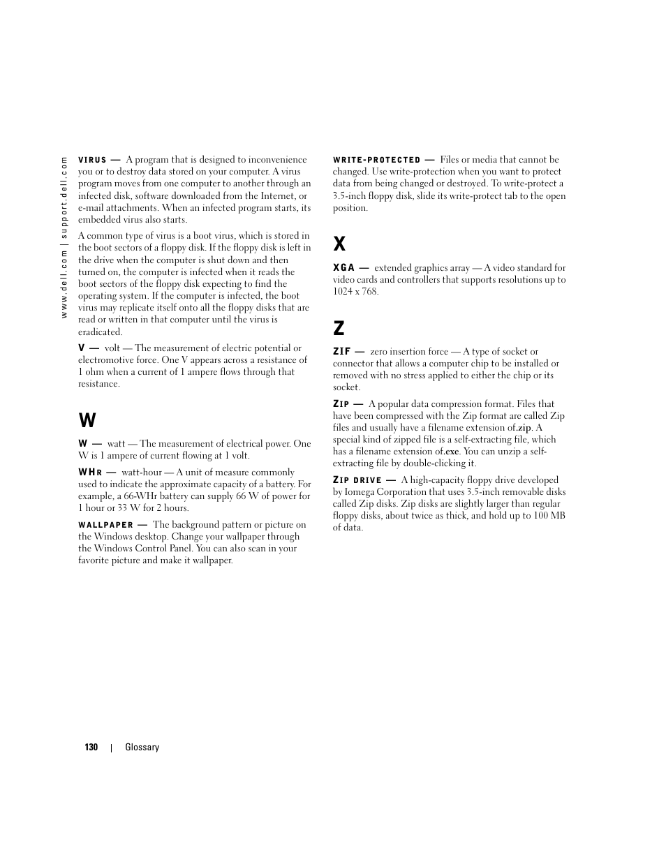 Dell Dimension 3100C User Manual | Page 130 / 134