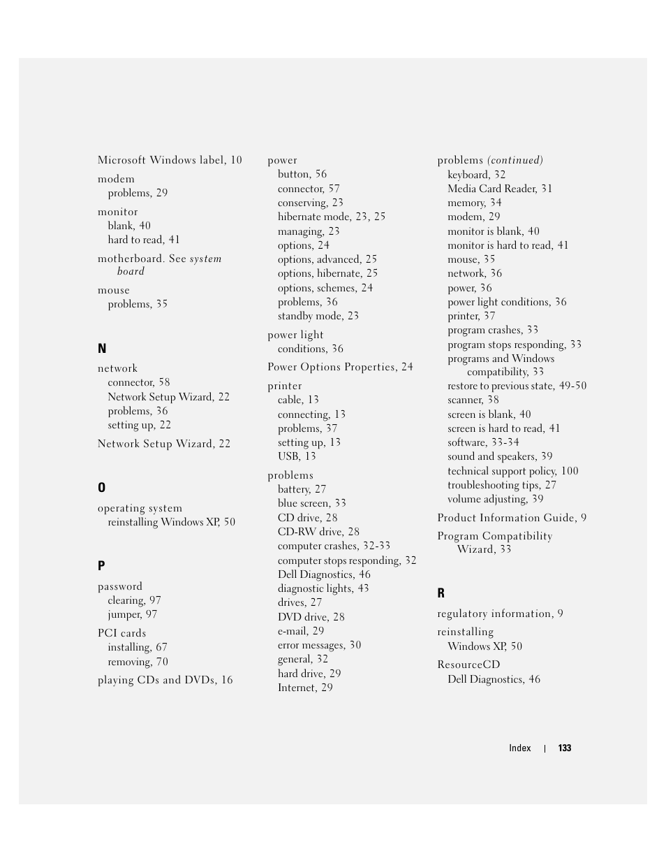 Dell Dimension 3100C User Manual | Page 133 / 134