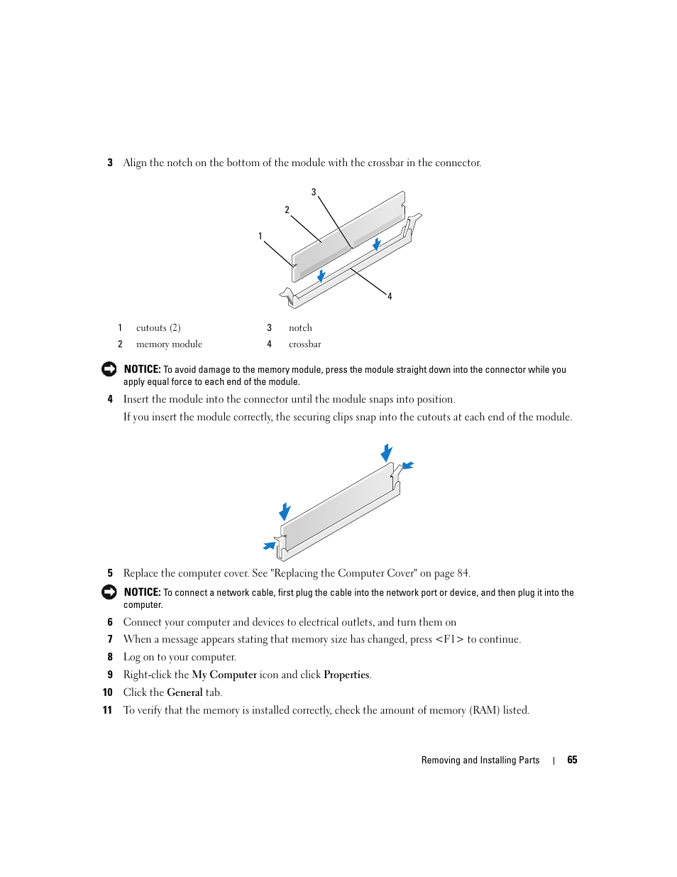 Dell Dimension 3100C User Manual | Page 65 / 134