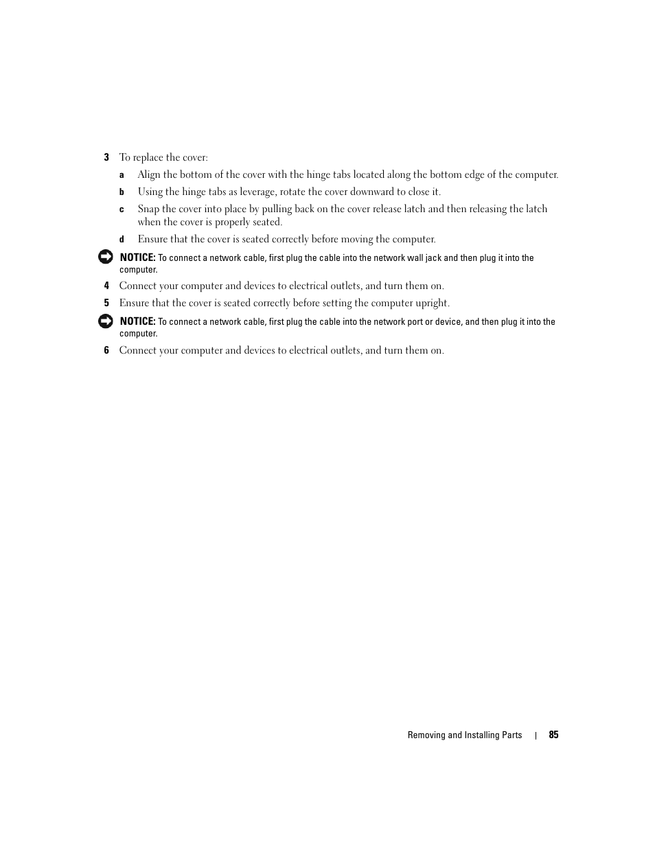 Dell Dimension 3100C User Manual | Page 85 / 134
