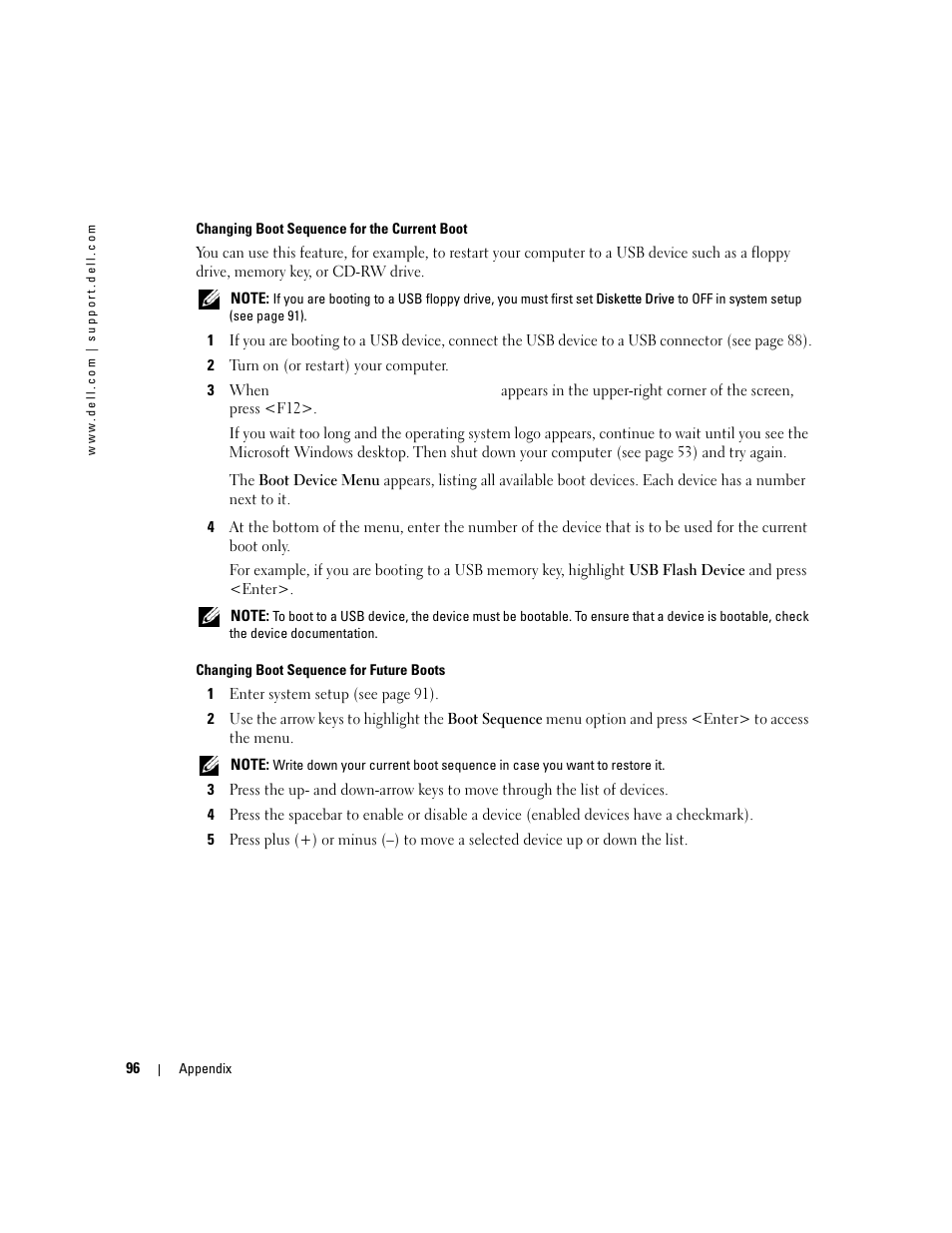 Dell Dimension 3100C User Manual | Page 96 / 134