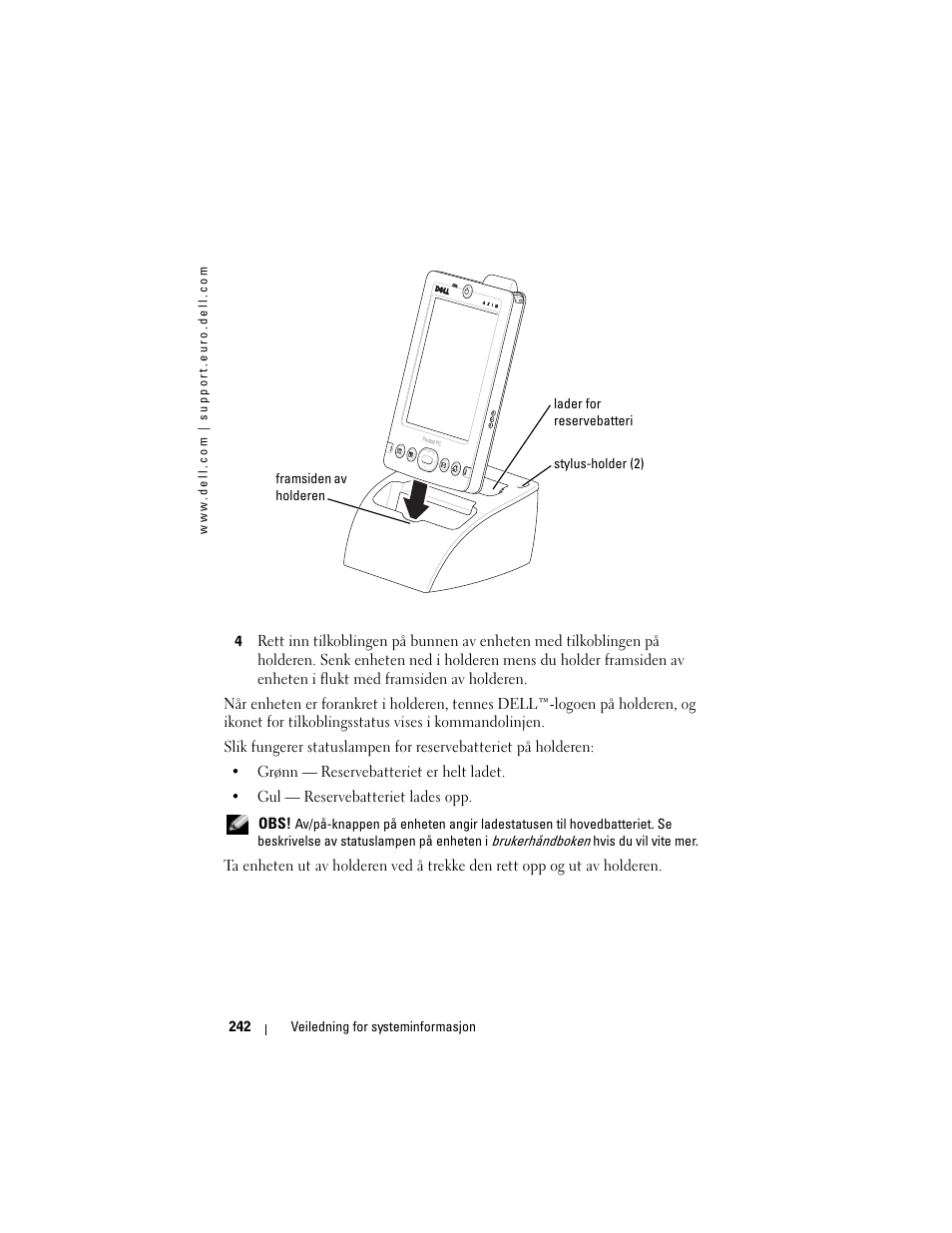 Dell AXIM X3 User Manual | Page 244 / 366