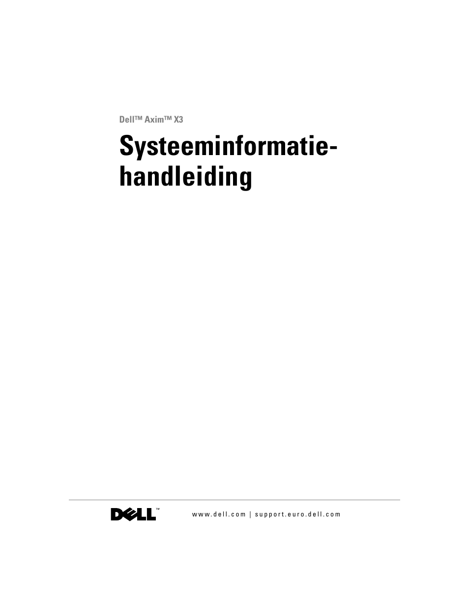 Systeeminformatie- handleiding | Dell AXIM X3 User Manual | Page 91 / 366