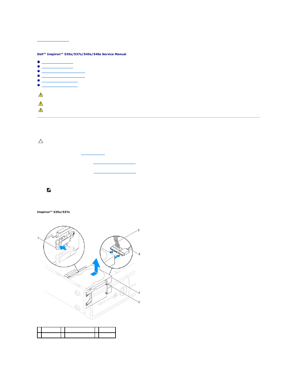 Drives, Removing a hard drive | Dell Inspiron 546s (Early 2009) User Manual | Page 18 / 49