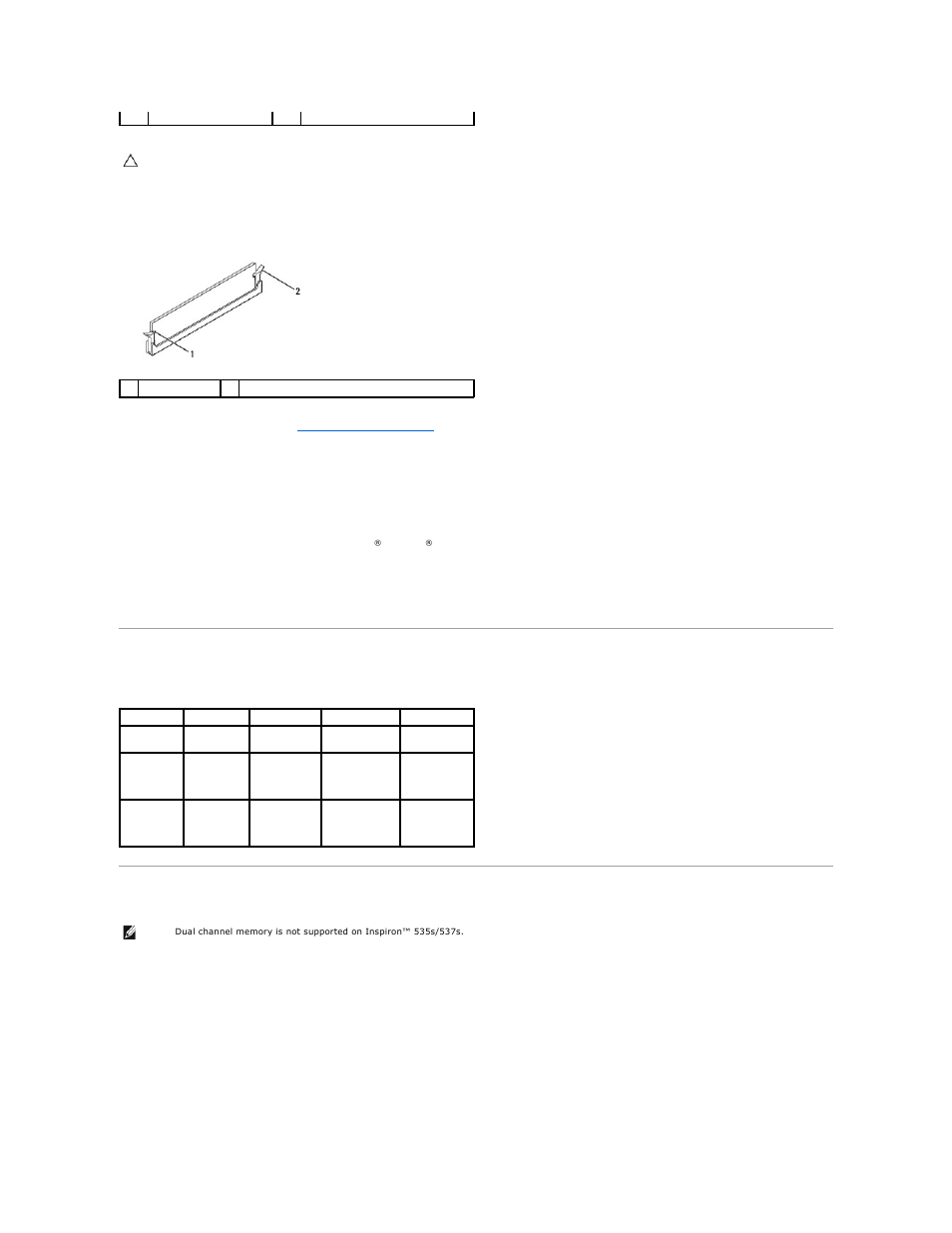 Recommended memory configuration, Setting up dual channel memory configuration | Dell Inspiron 546s (Early 2009) User Manual | Page 31 / 49