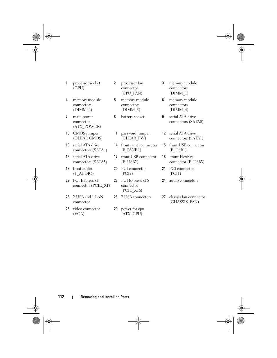 Dell Inspiron 530s (Mid 2007) User Manual | Page 112 / 222