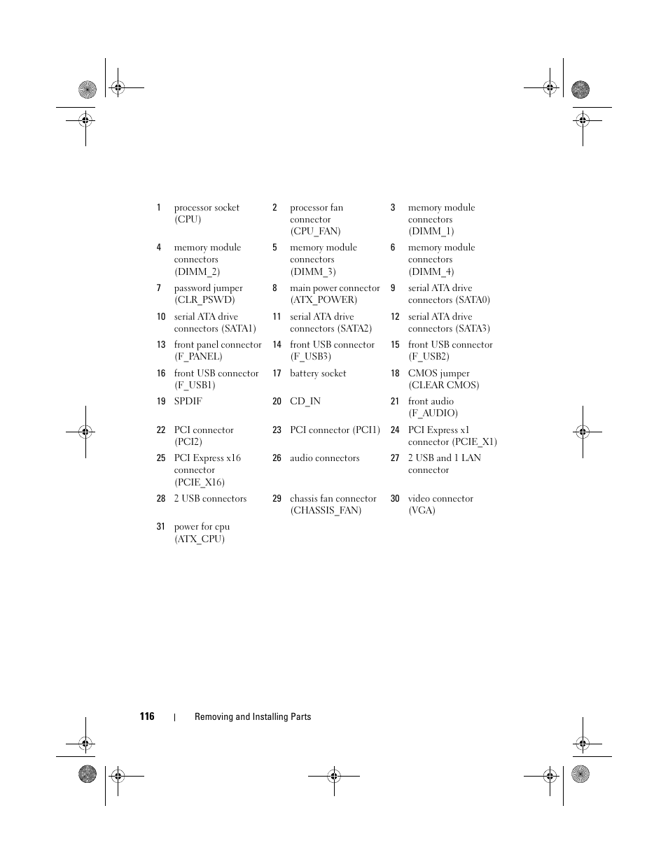 Dell Inspiron 530s (Mid 2007) User Manual | Page 116 / 222