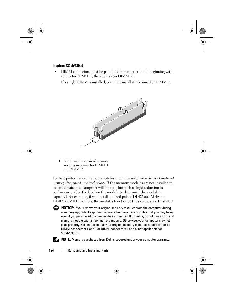 Inspiron 530sb/530sd | Dell Inspiron 530s (Mid 2007) User Manual | Page 124 / 222