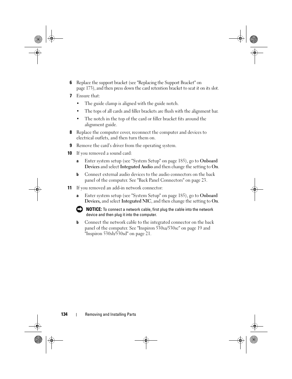 Dell Inspiron 530s (Mid 2007) User Manual | Page 134 / 222