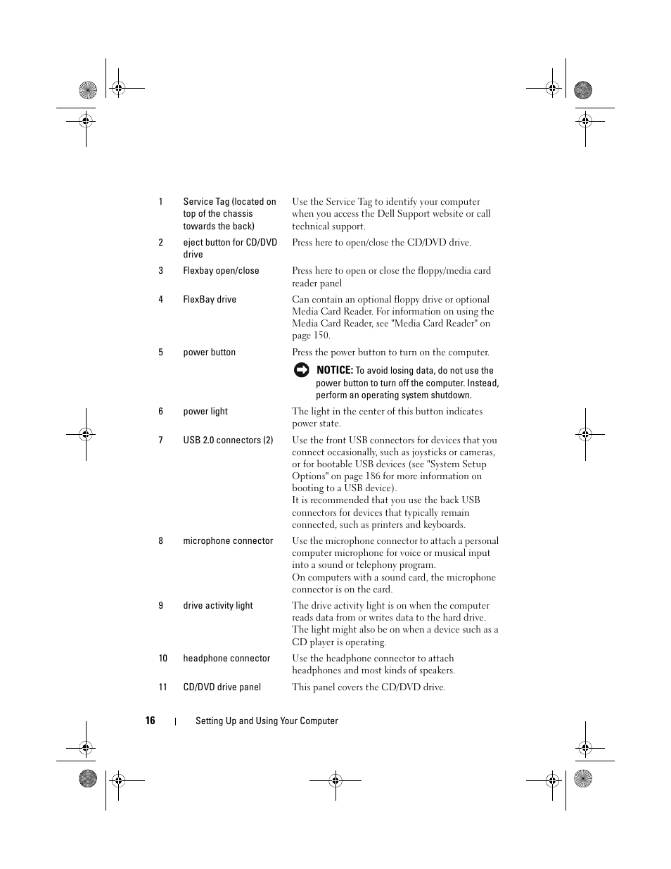 Dell Inspiron 530s (Mid 2007) User Manual | Page 16 / 222