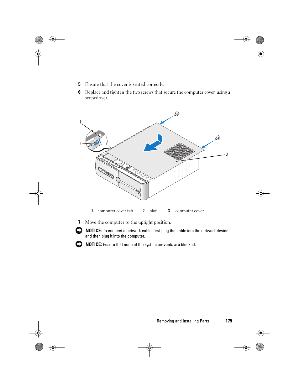 Dell Inspiron 530s (Mid 2007) User Manual | Page 175 / 222