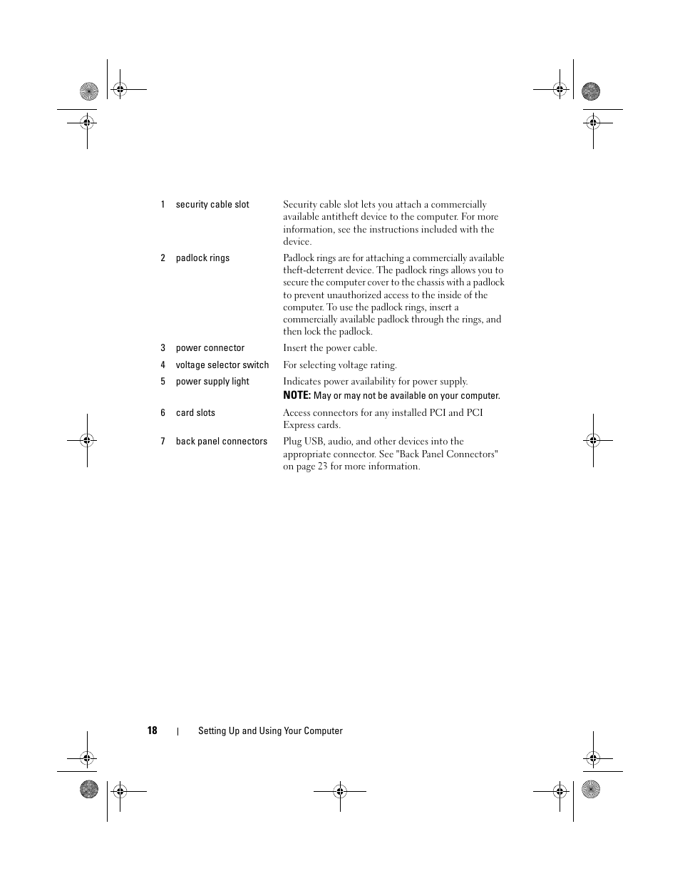 Dell Inspiron 530s (Mid 2007) User Manual | Page 18 / 222