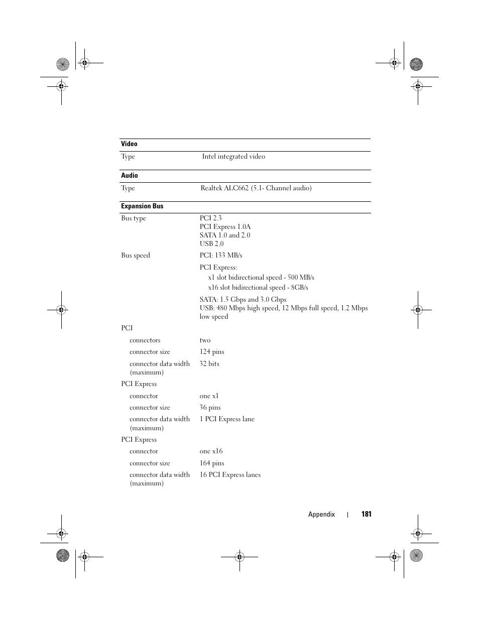 Dell Inspiron 530s (Mid 2007) User Manual | Page 181 / 222