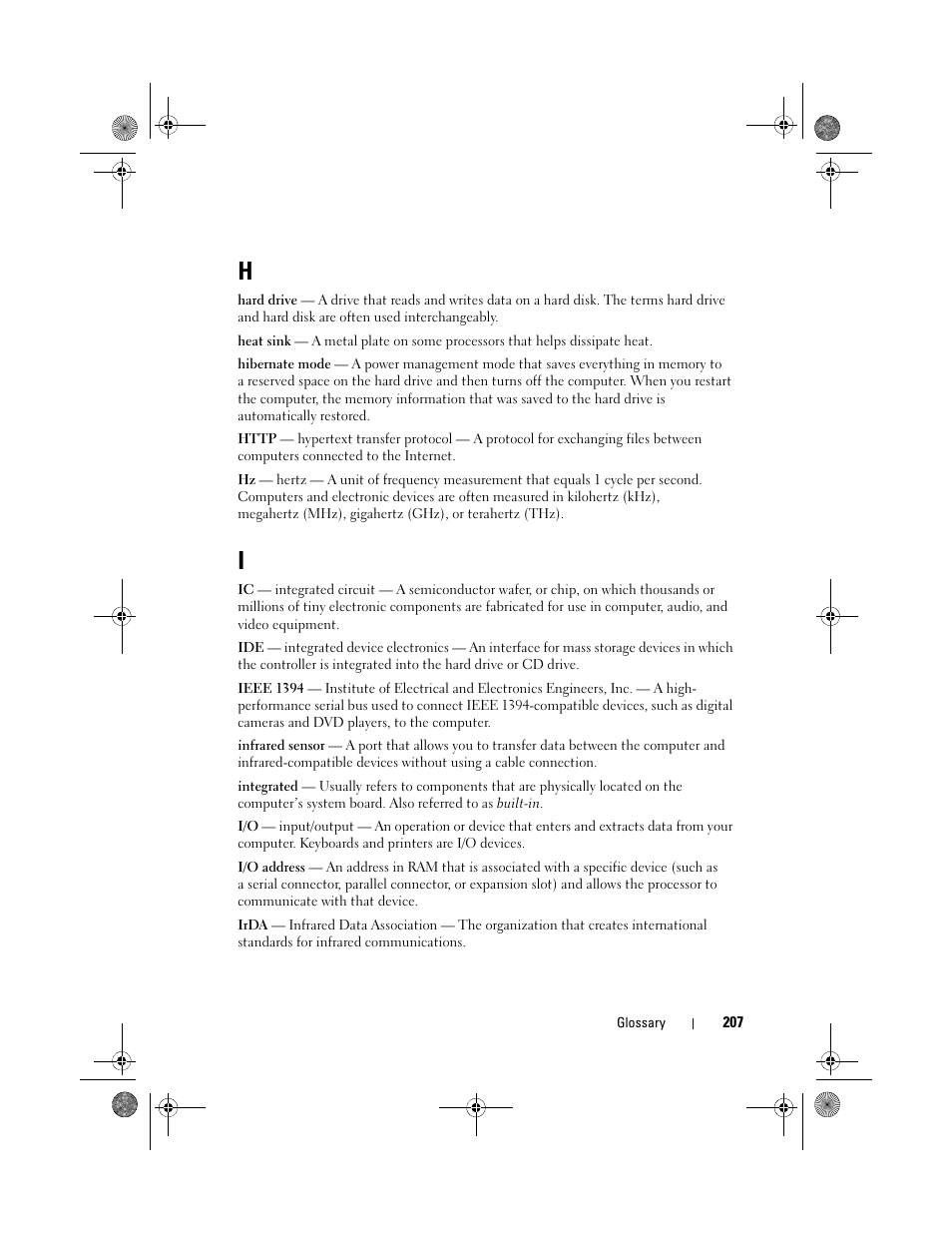 Dell Inspiron 530s (Mid 2007) User Manual | Page 207 / 222