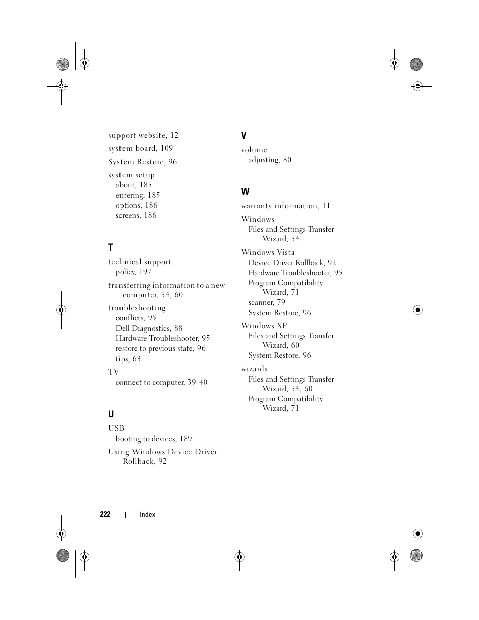 Dell Inspiron 530s (Mid 2007) User Manual | Page 222 / 222