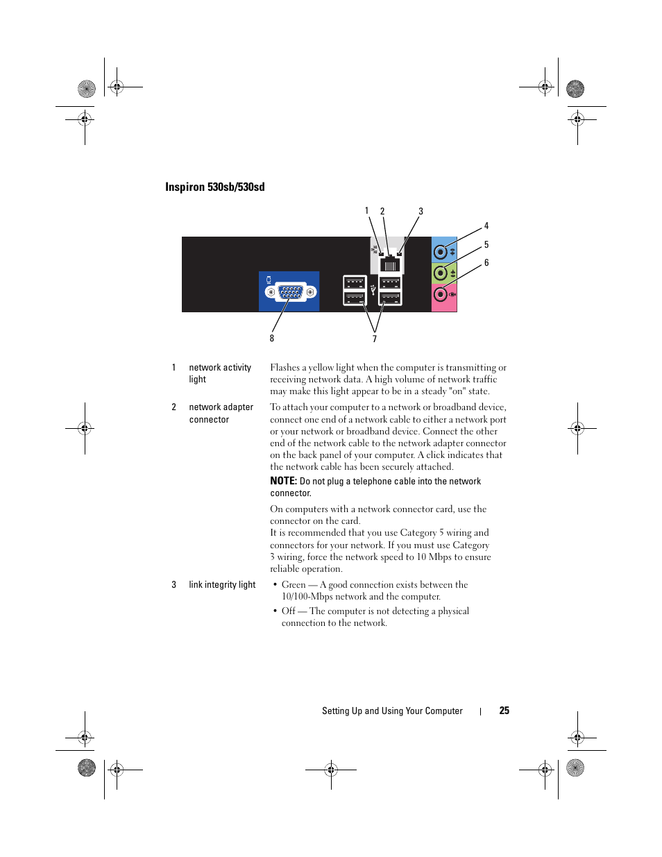 Inspiron 530sb/530sd | Dell Inspiron 530s (Mid 2007) User Manual | Page 25 / 222