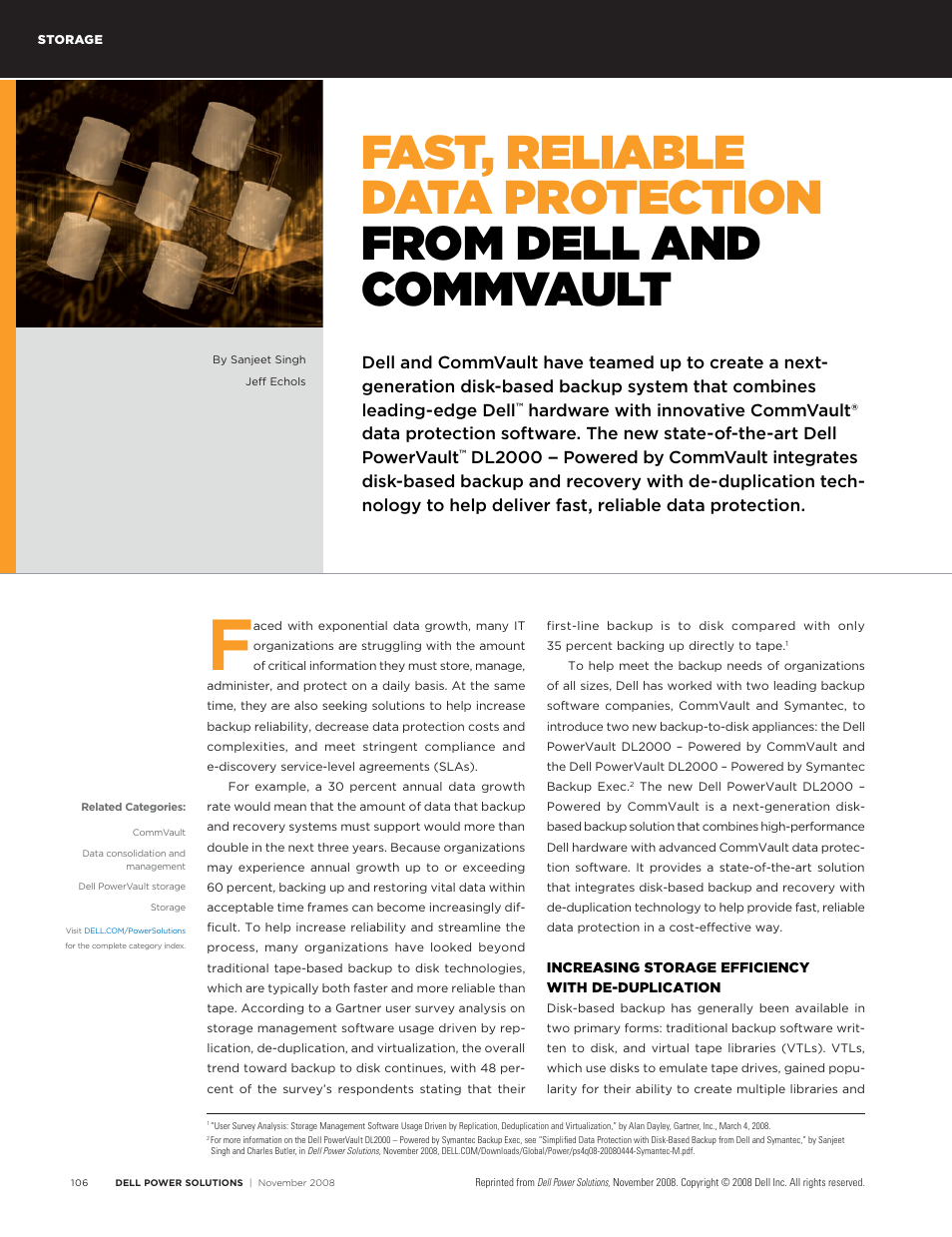 Dell PowerVault DL2100 User Manual | 3 pages