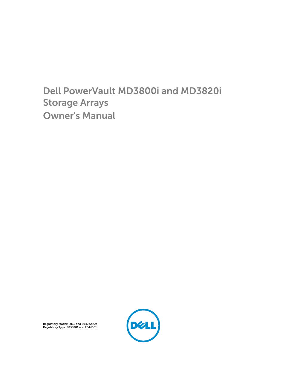 Dell PowerVault MD3800i User Manual | 47 pages