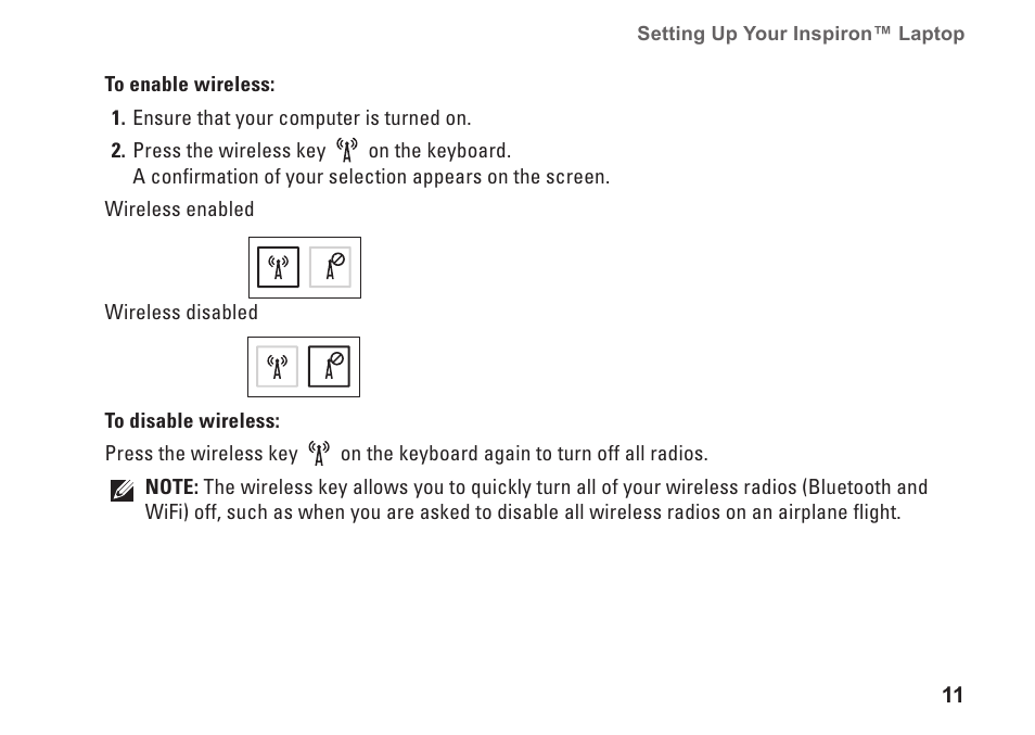 Dell Inspiron 1750 (Mid 2009) User Manual | Page 13 / 84