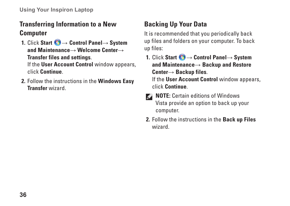 Dell Inspiron 1750 (Mid 2009) User Manual | Page 38 / 84