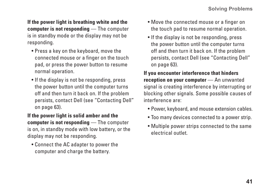 Dell Inspiron 1750 (Mid 2009) User Manual | Page 43 / 84