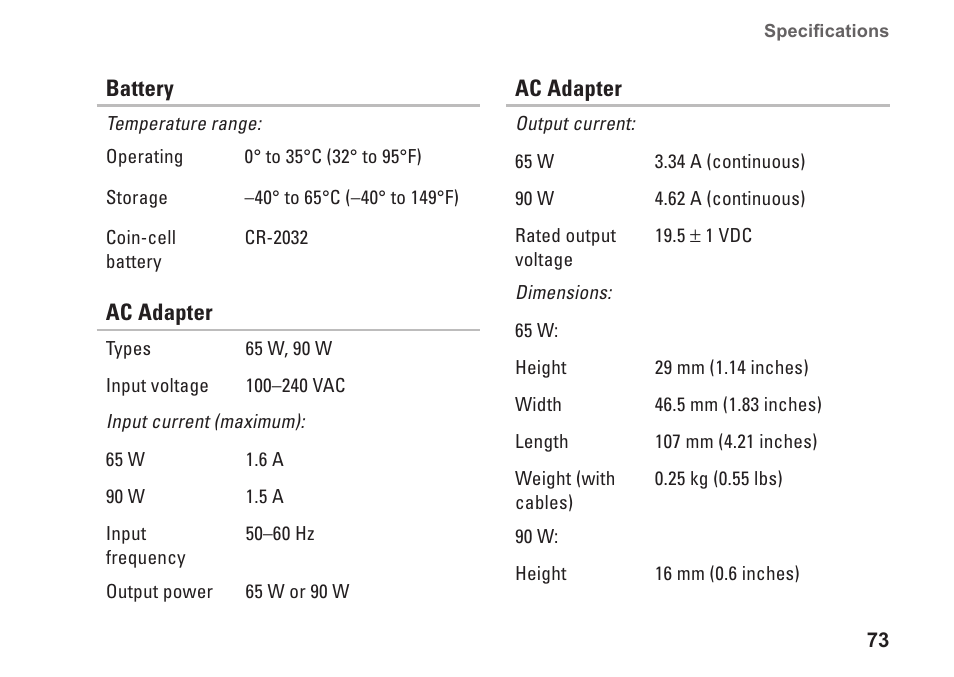 Dell Inspiron 1750 (Mid 2009) User Manual | Page 75 / 84