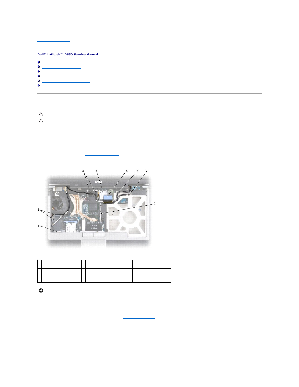 Display assembly, Removing the display assembly | Dell Latitude D630 User Manual | Page 11 / 43