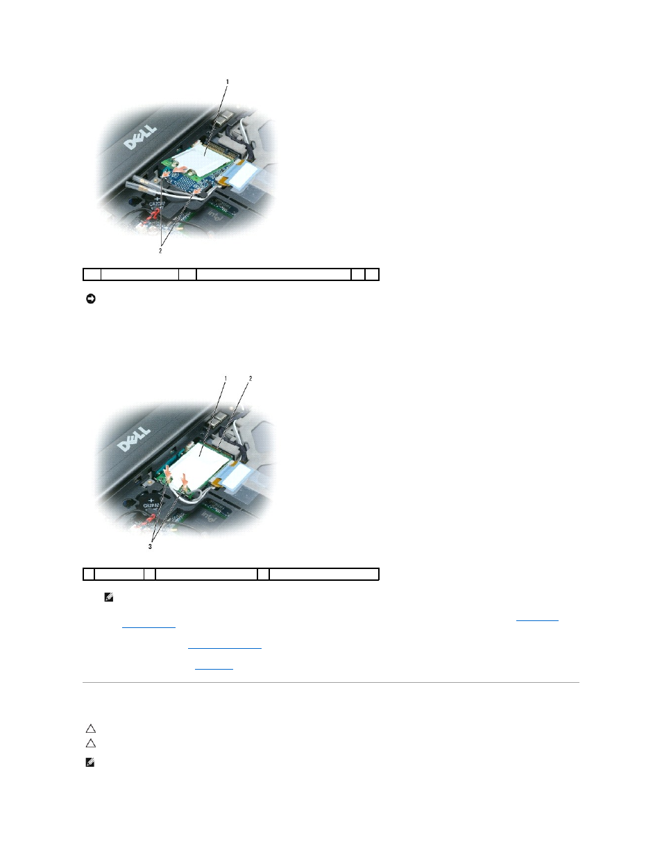 Mobile broadband network (wwan) card, Step 5 | Dell Latitude D630 User Manual | Page 25 / 43