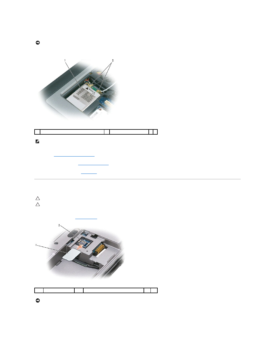 Subscriber identity module (sim) card | Dell Latitude D630 User Manual | Page 27 / 43