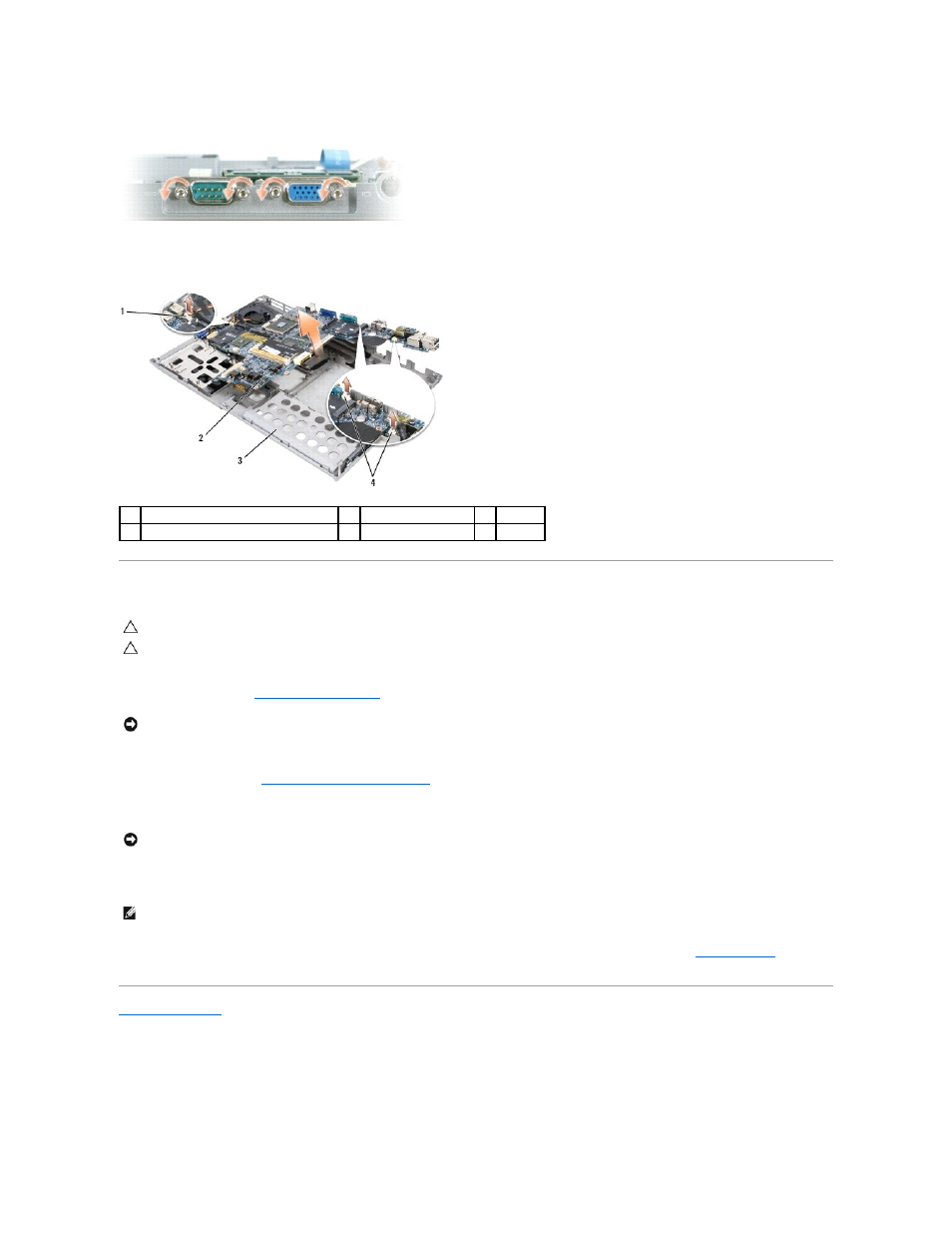 Installing the system board | Dell Latitude D630 User Manual | Page 40 / 43