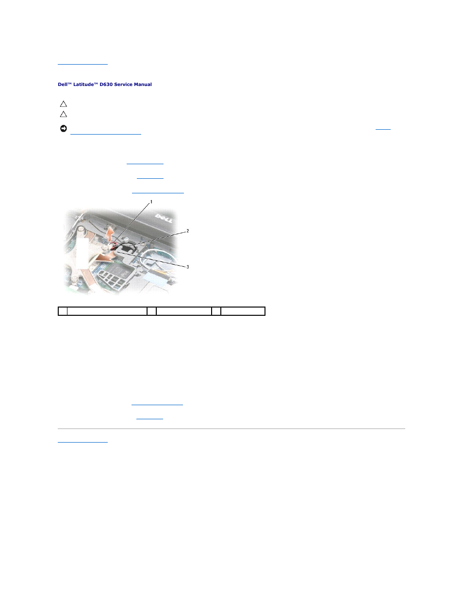 Coin-cell battery | Dell Latitude D630 User Manual | Page 8 / 43