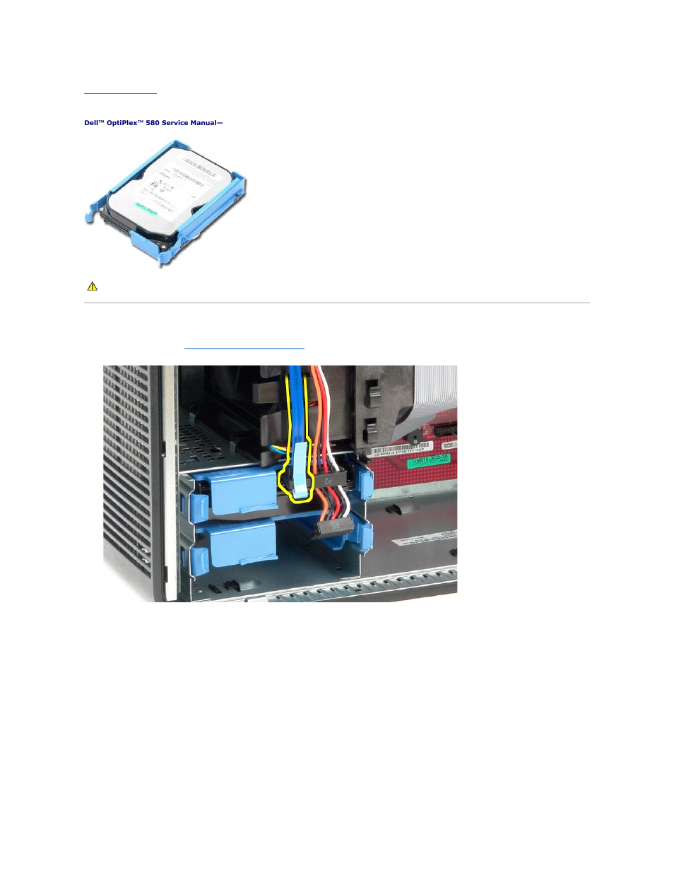 Hard drive, Removing the hard drive | Dell OptiPlex 580 (Early 2010) User Manual | Page 11 / 54
