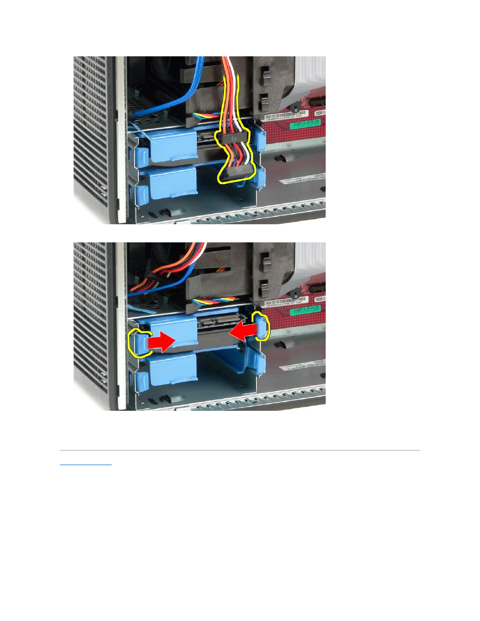 Replacing the hard drive | Dell OptiPlex 580 (Early 2010) User Manual | Page 12 / 54