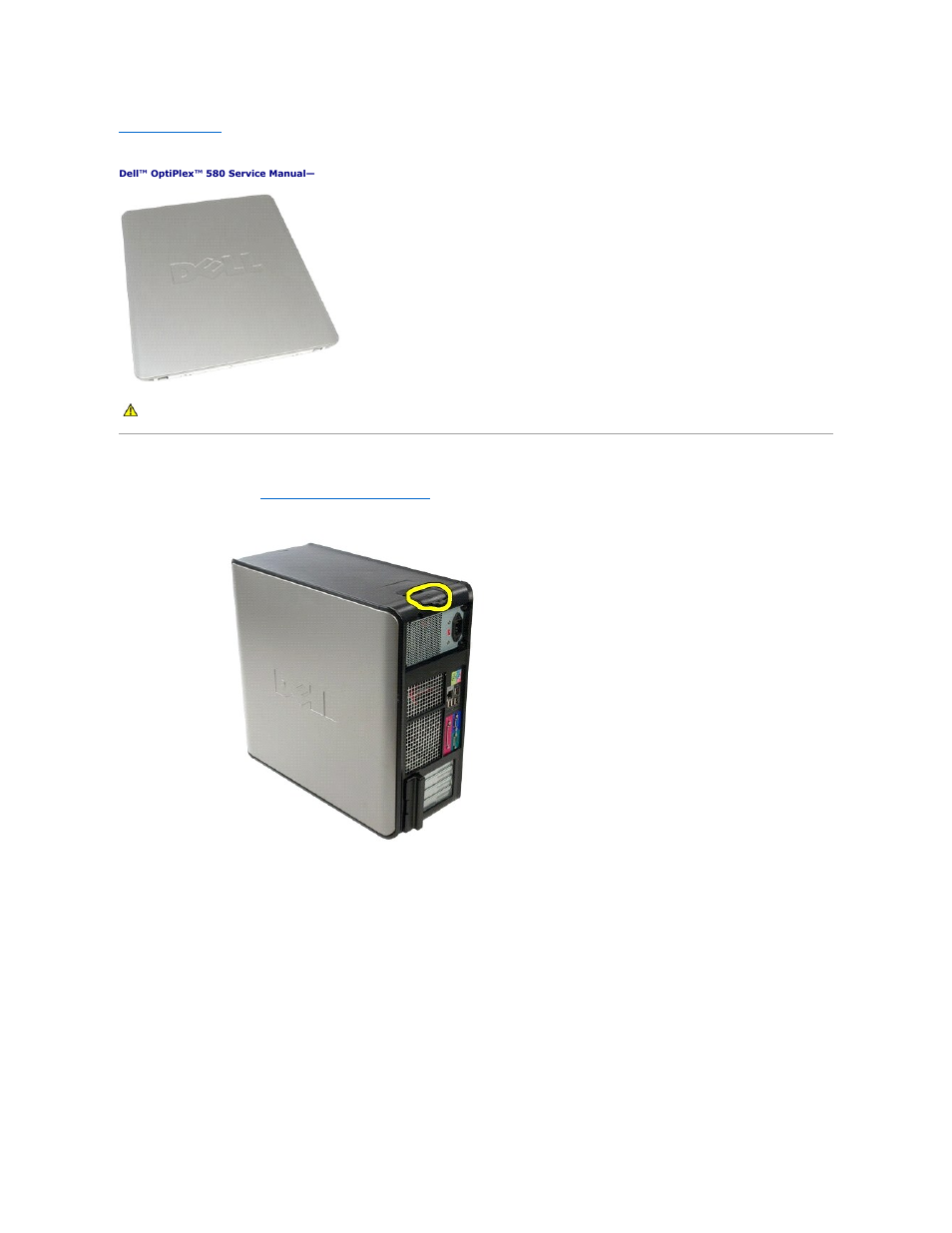 Cover, Removing the cover | Dell OptiPlex 580 (Early 2010) User Manual | Page 4 / 54