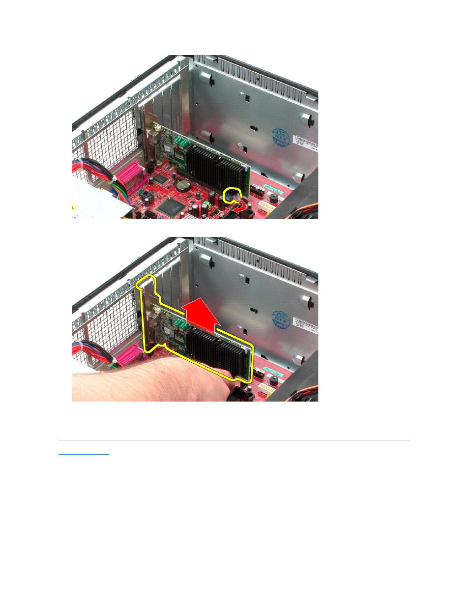 Replacing the video card | Dell OptiPlex 580 (Early 2010) User Manual | Page 52 / 54