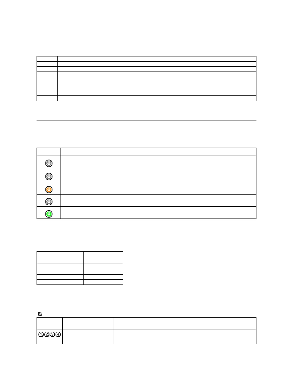 Power button light codes, Beep codes, Diagnostic lights | Dell OptiPlex 580 (Early 2010) User Manual | Page 7 / 54