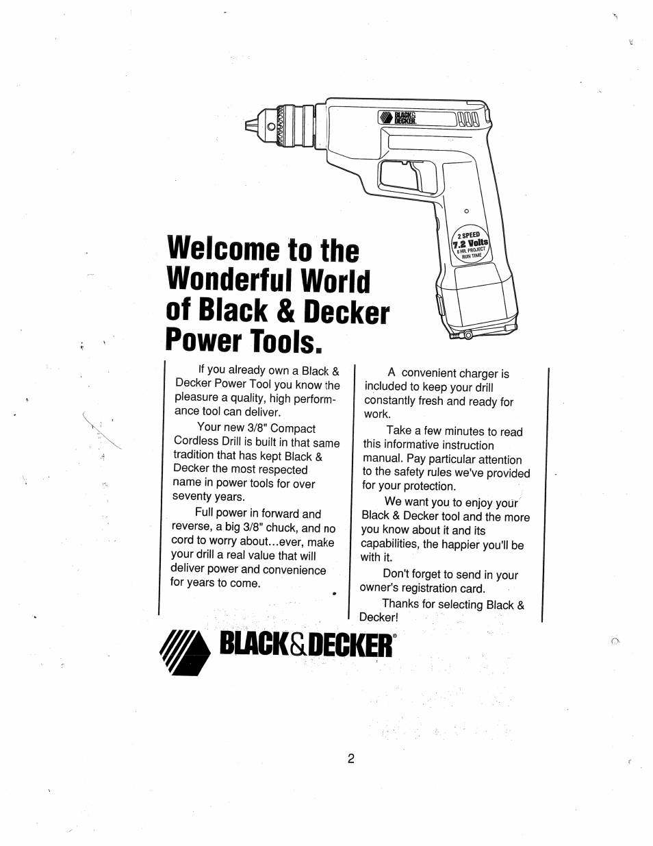 Bucksdeckbr | Black & Decker 9013 User Manual | Page 2 / 12