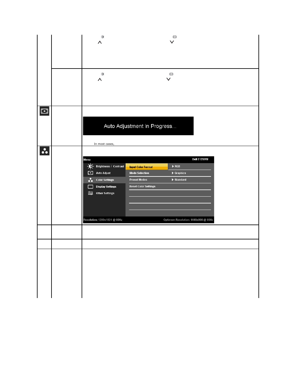 Dell E1709WFP Monitor User Manual | Page 14 / 27