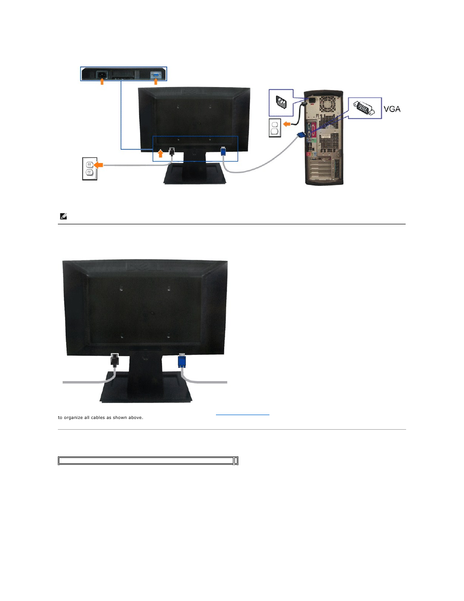 Organizing your cables, Removing the stand base | Dell E1709WFP Monitor User Manual | Page 23 / 27