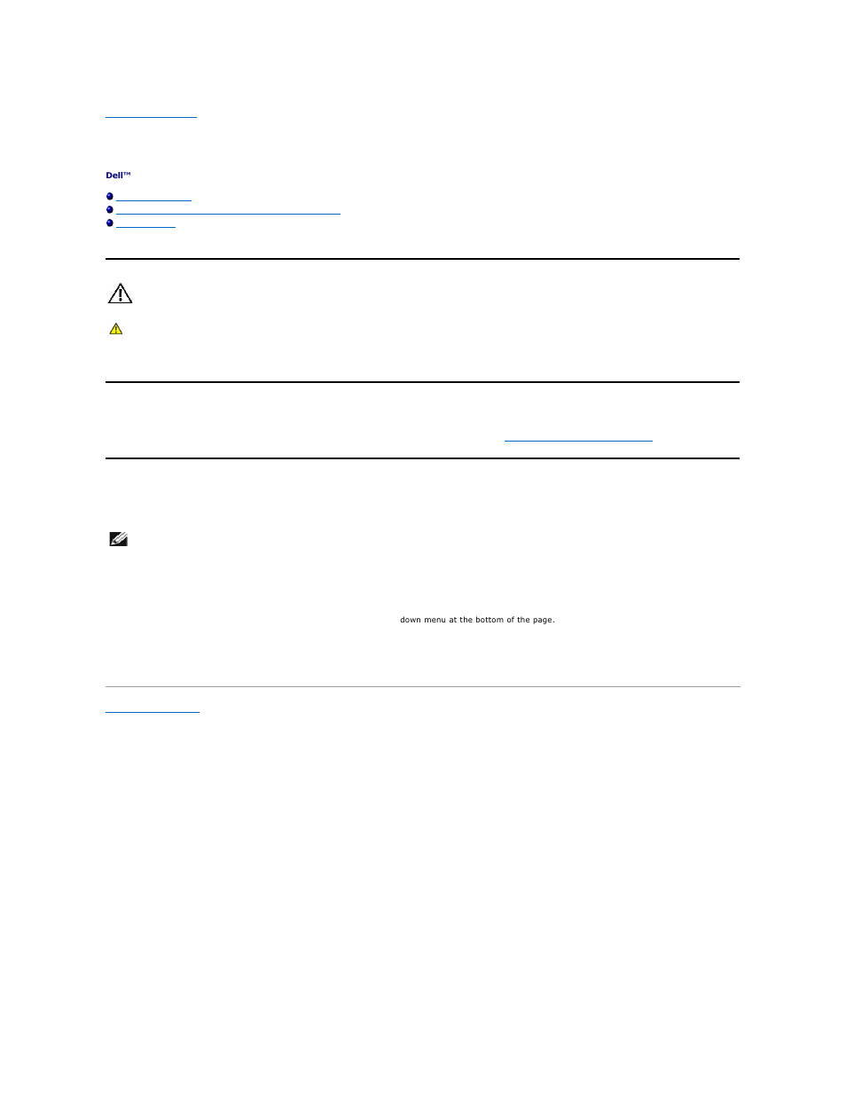 Appendix, Caution: safety instructions, Contacting dell | Dell E1709WFP Monitor User Manual | Page 9 / 27