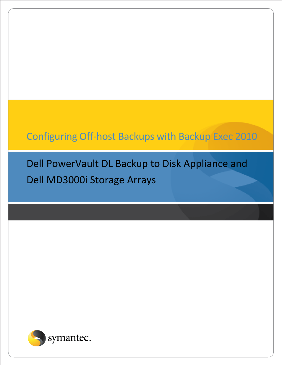Dell PowerVault DL2100 User Manual | 20 pages